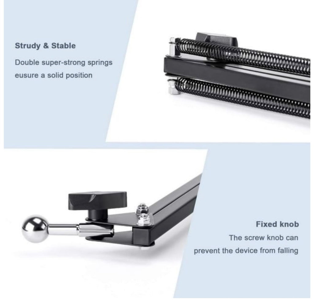 Heavy-Duty Flexible Phone Holder Stand - Bed, Desk & Sofa Mount