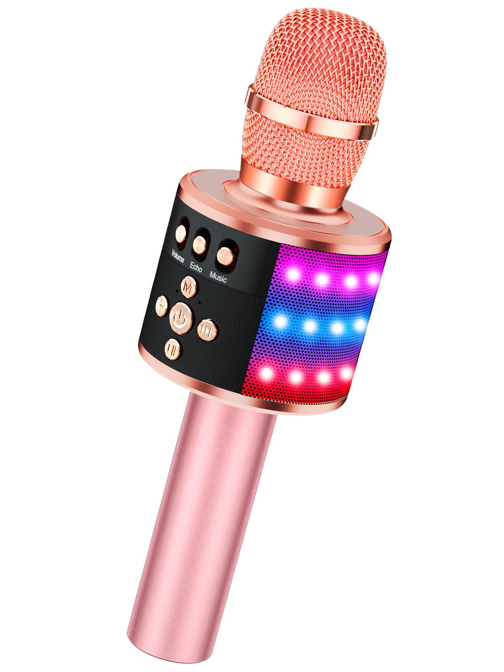 Bluetooth Karaoke Microphone - Wireless Handheld with Speaker