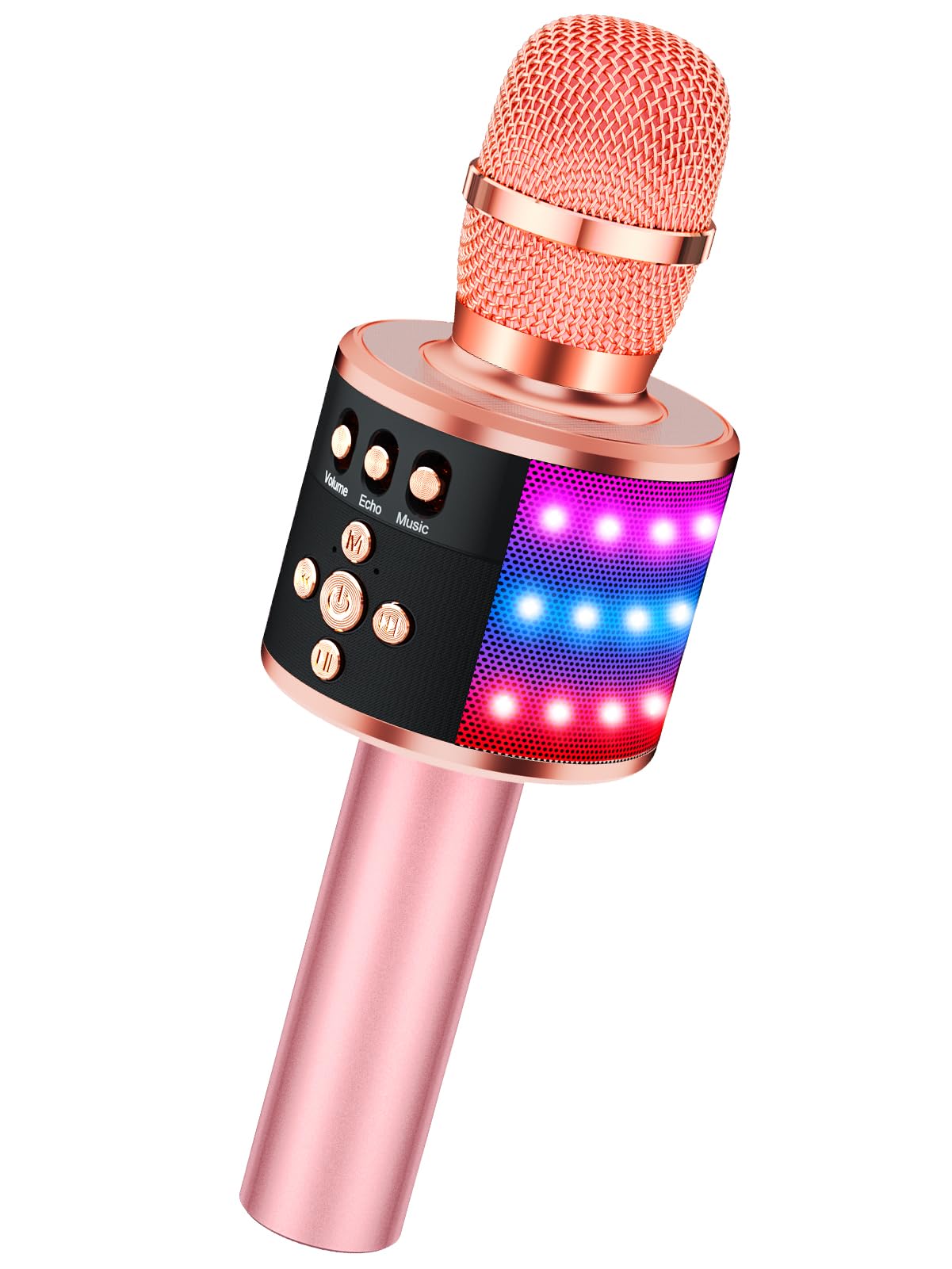 Bluetooth Karaoke Microphone - Wireless Handheld with Speaker