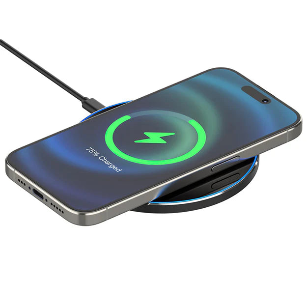 Wireless Charging Pad - Fast Qi Charger for iPhone & Samsung
