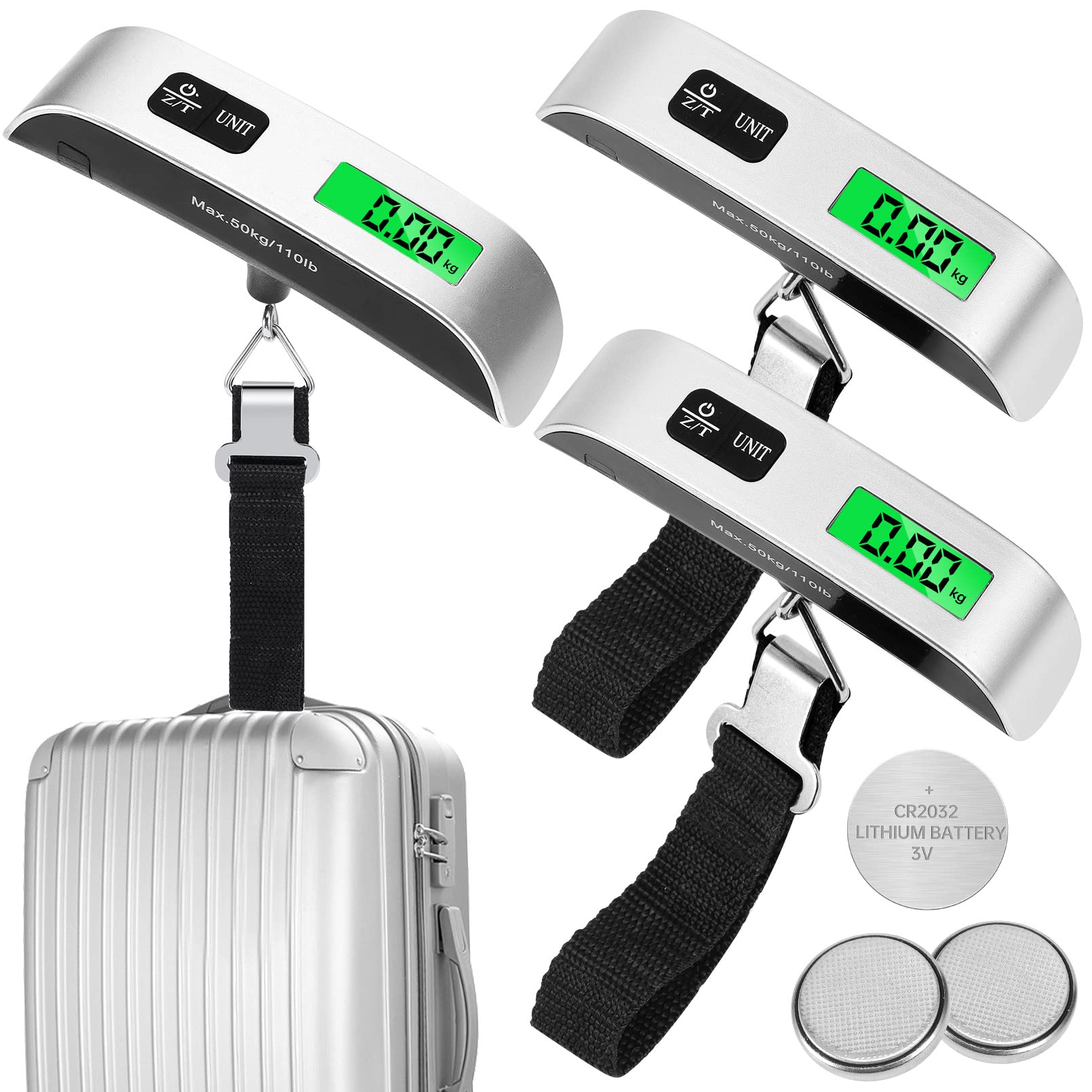 Digital Luggage Scale - Portable Hanging Scale with LCD