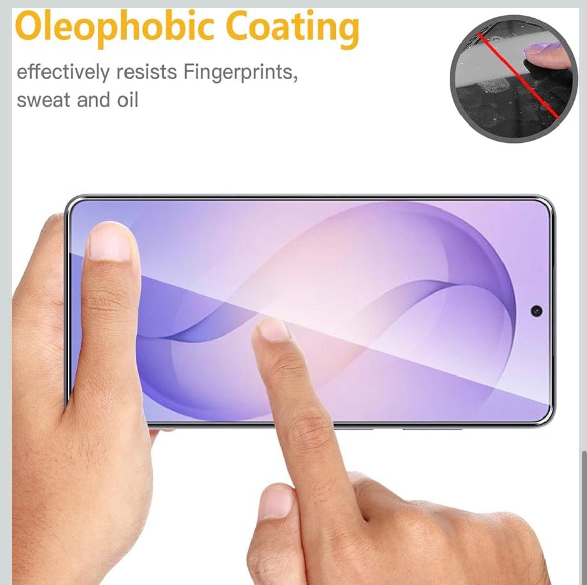 Tempered Glass Screen Protector - iPhone & Samsung (2-Pack)