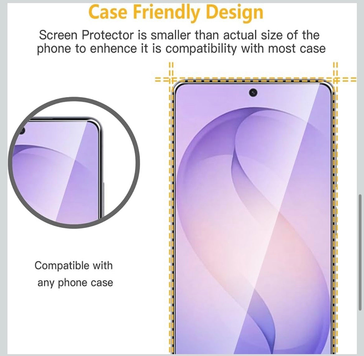 Tempered Glass Screen Protector - iPhone & Samsung (2-Pack)