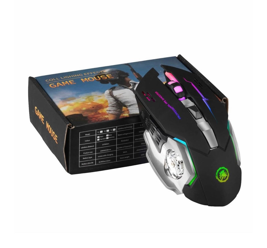 Wireless Gaming Mouse - RGB, Low-Latency, Rechargeable