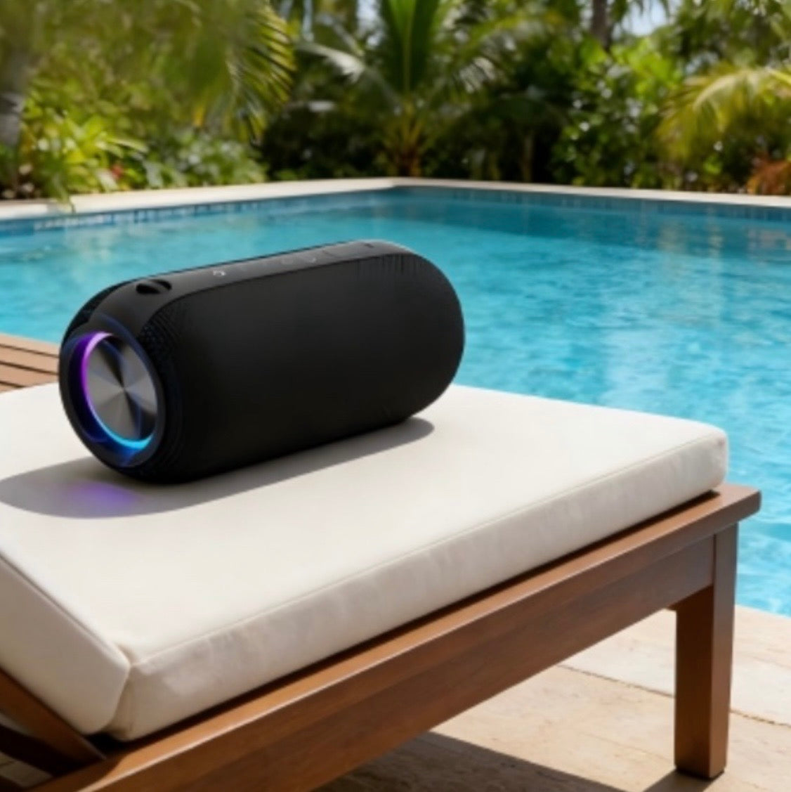 Portable Bluetooth Speaker - Waterproof, Deep Bass, 12Hr Battery
