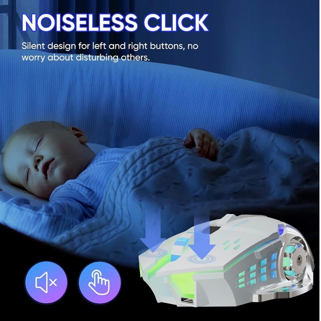 Wireless Gaming Mouse - RGB, Low-Latency, Rechargeable