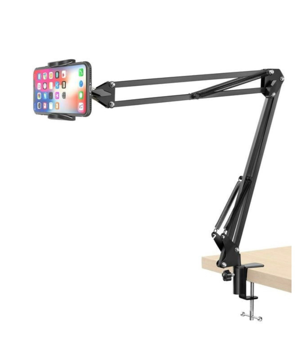 Heavy-Duty Flexible Phone Holder Stand - Bed, Desk & Sofa Mount