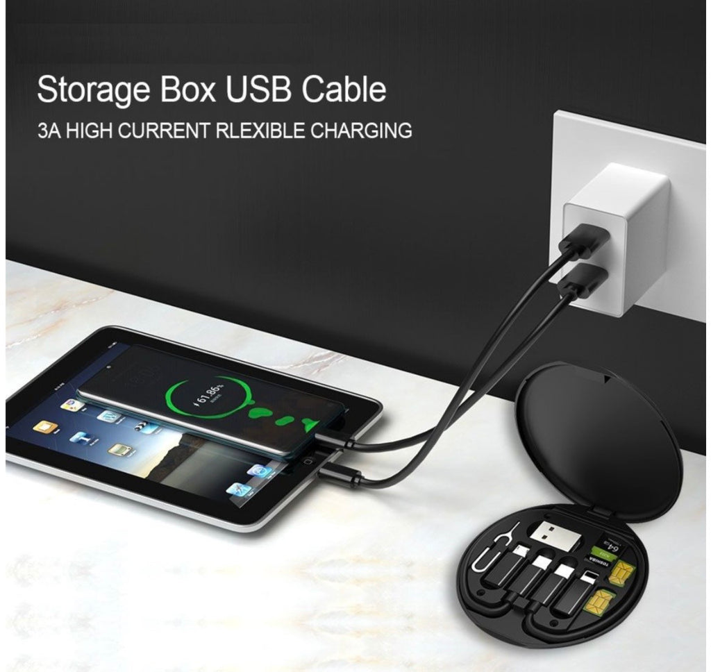 Fast Charging Travel Kit - Dual-Port GaN Charger + Phone Stand + MFi Cable