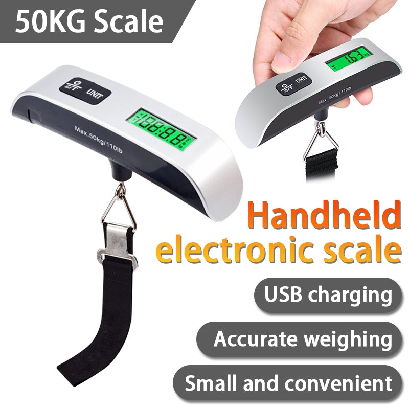 Digital Luggage Scale - Portable Hanging Scale with LCD