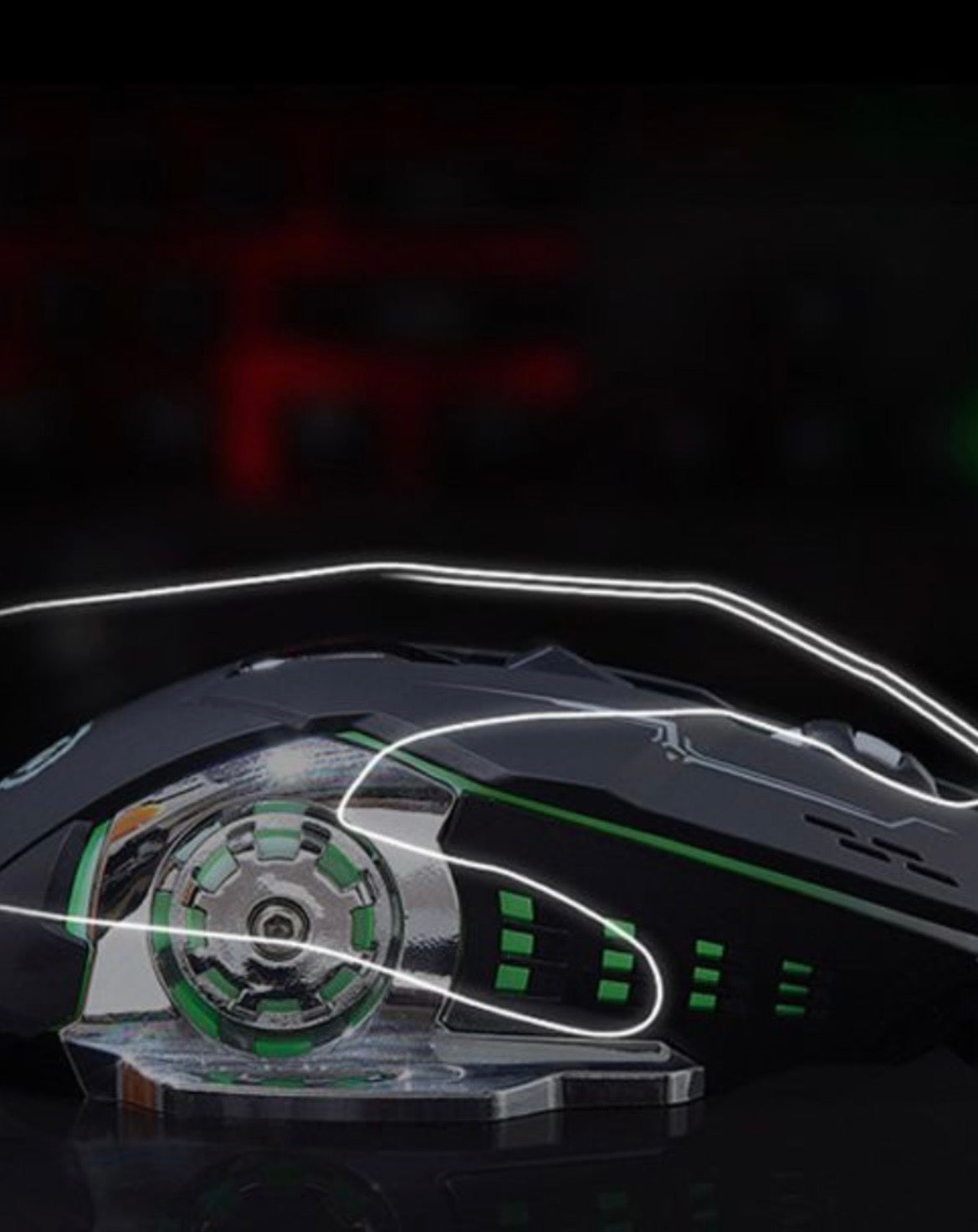 Wireless Gaming Mouse - RGB, Low-Latency, Rechargeable