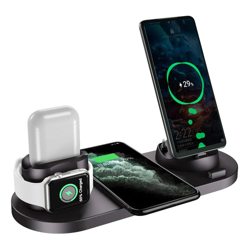 Multi-Device Charging Station - Phone, Watch & Earbuds Dock