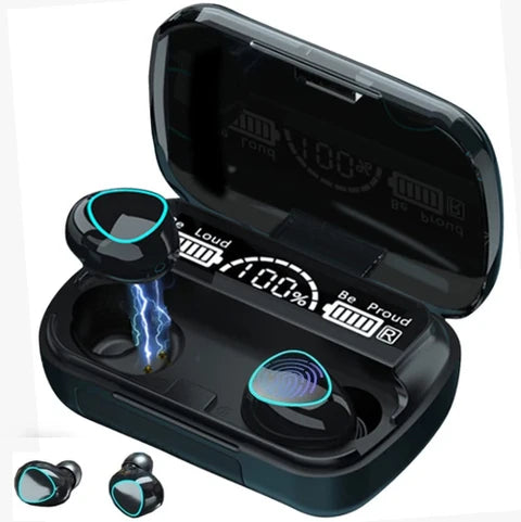 TWS Wireless Earbuds with Charging Case - Bluetooth 5.3
