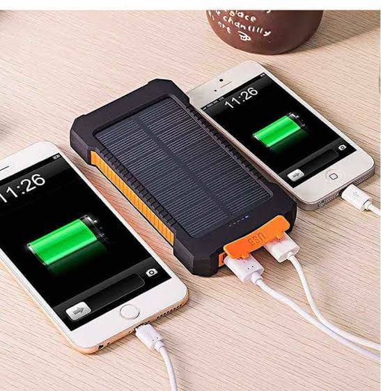 Portable Solar Charger - Foldable Panel with Power Bank