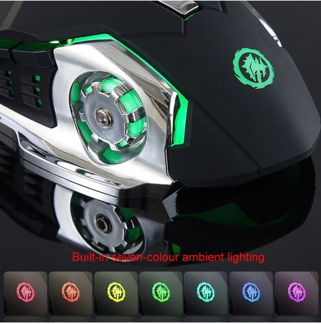 Wireless Gaming Mouse - RGB, Low-Latency, Rechargeable