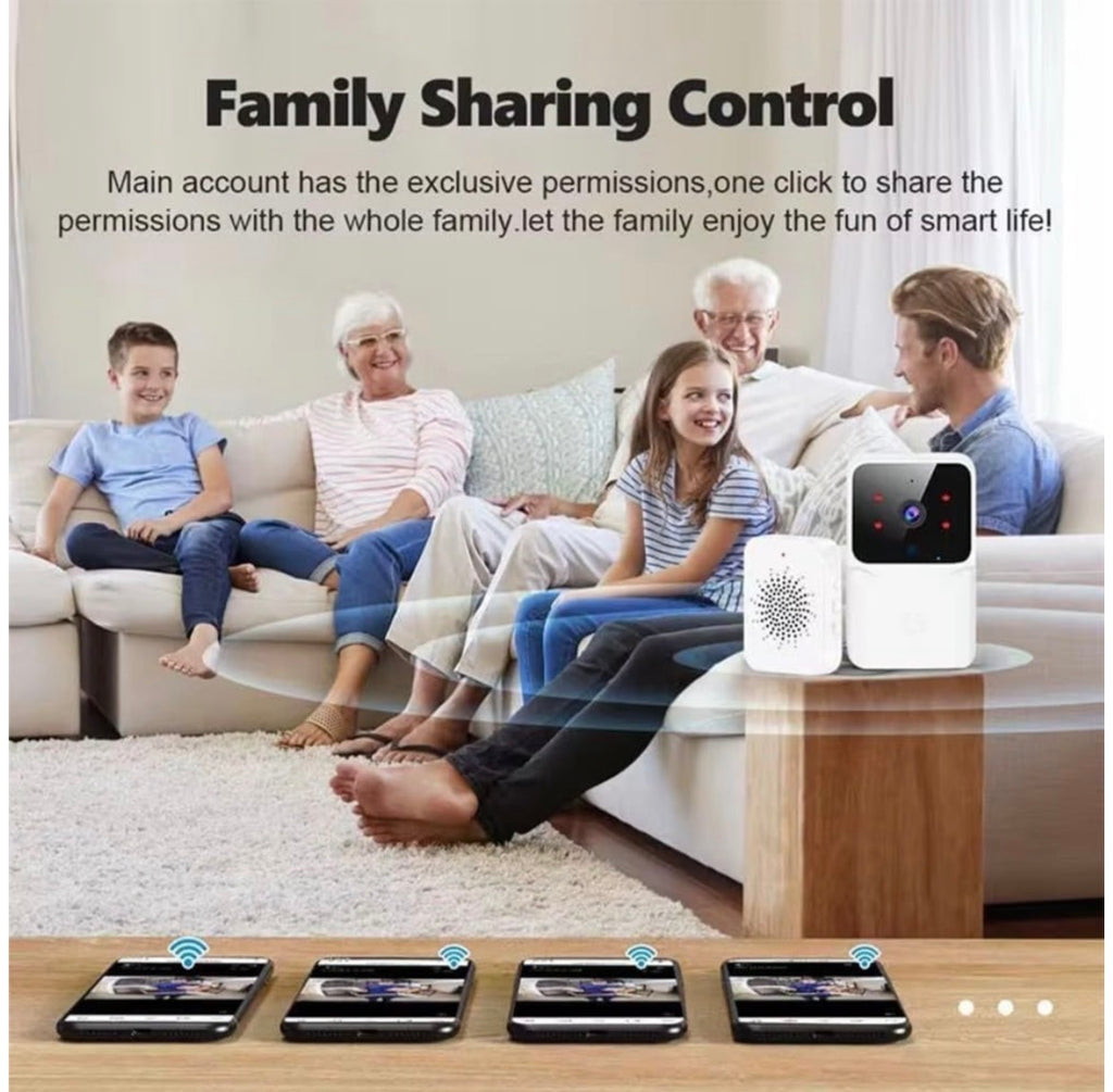 Smart Video Doorbell - WiFi, Night Vision & App Alerts