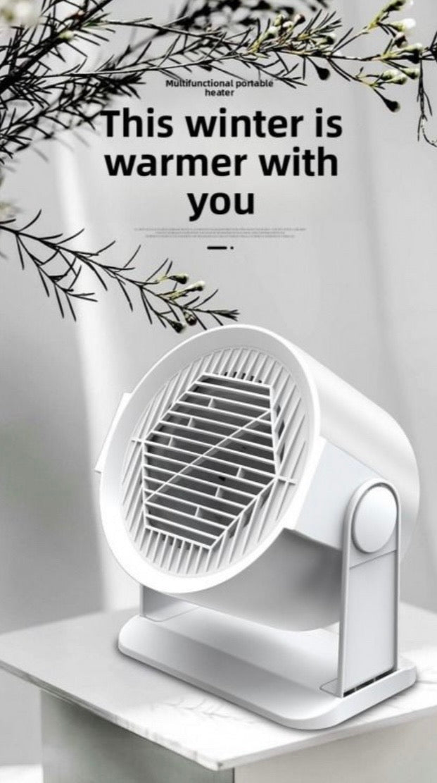 Portable Ceramic Desk Heater - Fast Heating for Home & Office