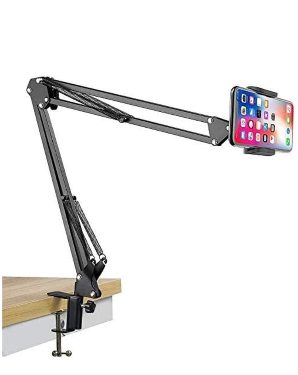 Heavy-Duty Flexible Phone Holder Stand - Bed, Desk & Sofa Mount