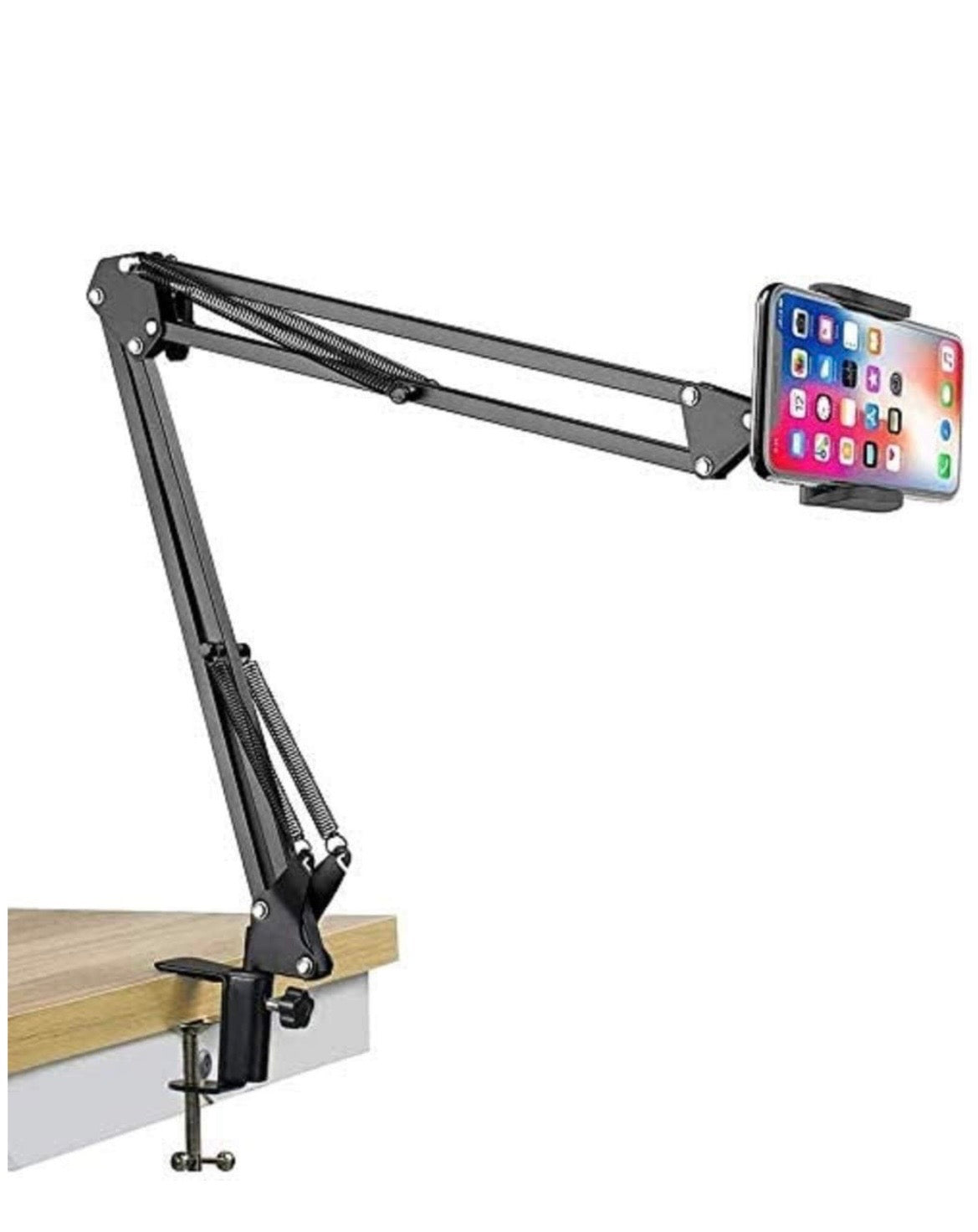 Heavy-Duty Flexible Phone Holder Stand - Bed, Desk & Sofa Mount