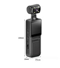 4K Handheld Action Camera with Clip-On Mount & Backpack Strap