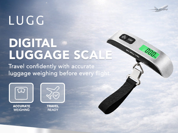 Digital Luggage Scale - Portable Hanging Scale with LCD