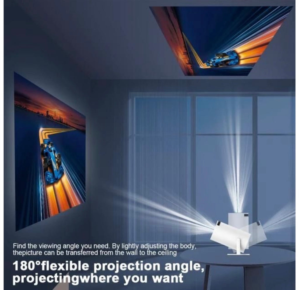 4K Ultra HD Mini Projector with Remote Control