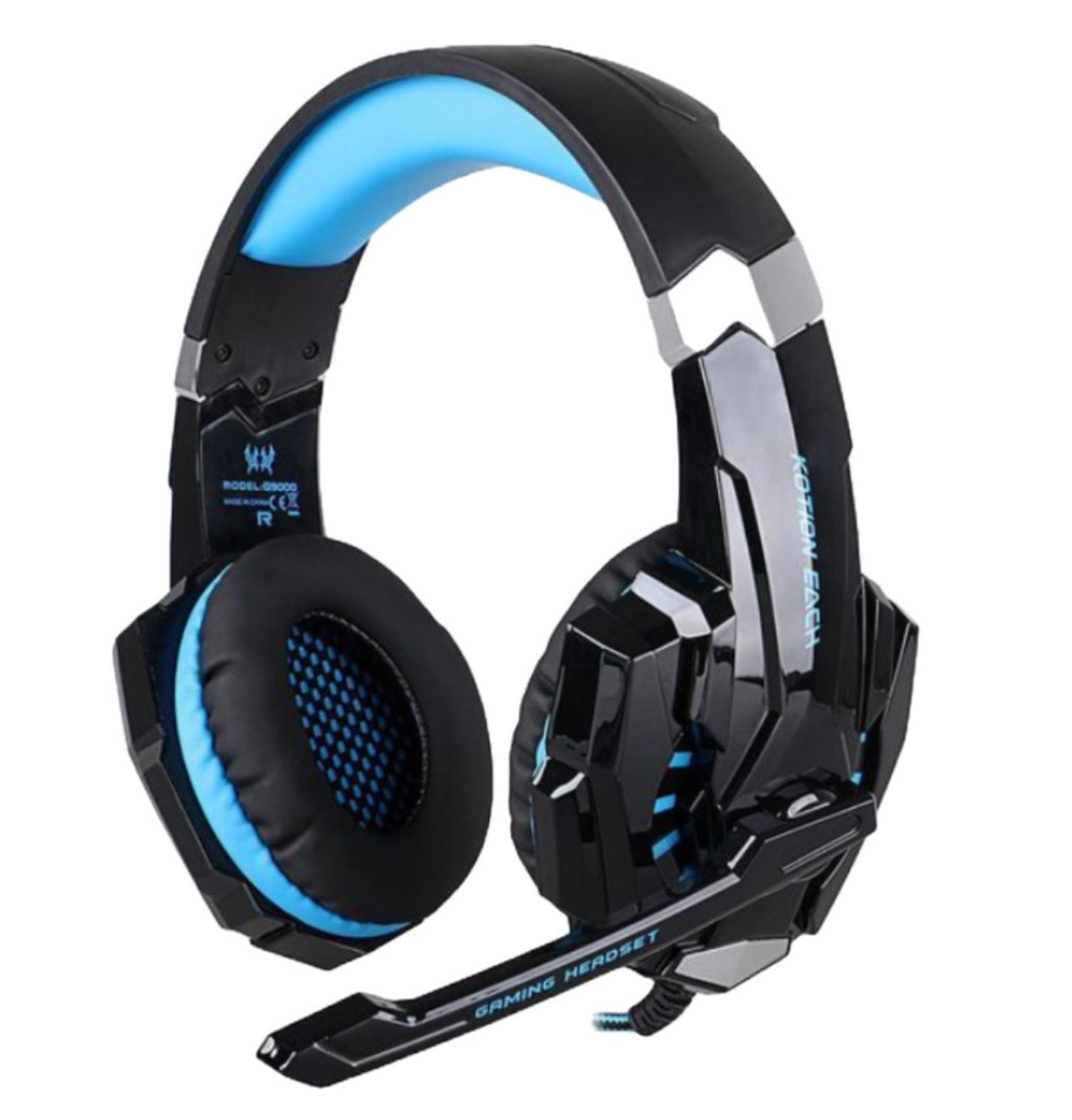 Gaming Headset with Mic - RGB, Noise-Isolating, Over-Ear