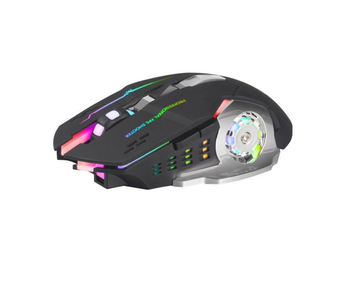 Wireless Gaming Mouse - RGB, Low-Latency, Rechargeable