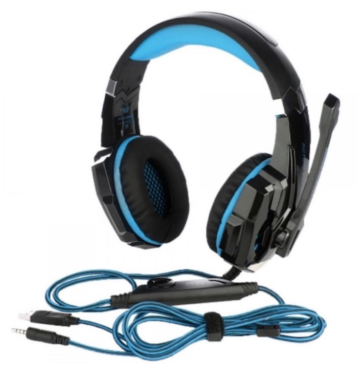 Gaming Headset with Mic - RGB, Noise-Isolating, Over-Ear