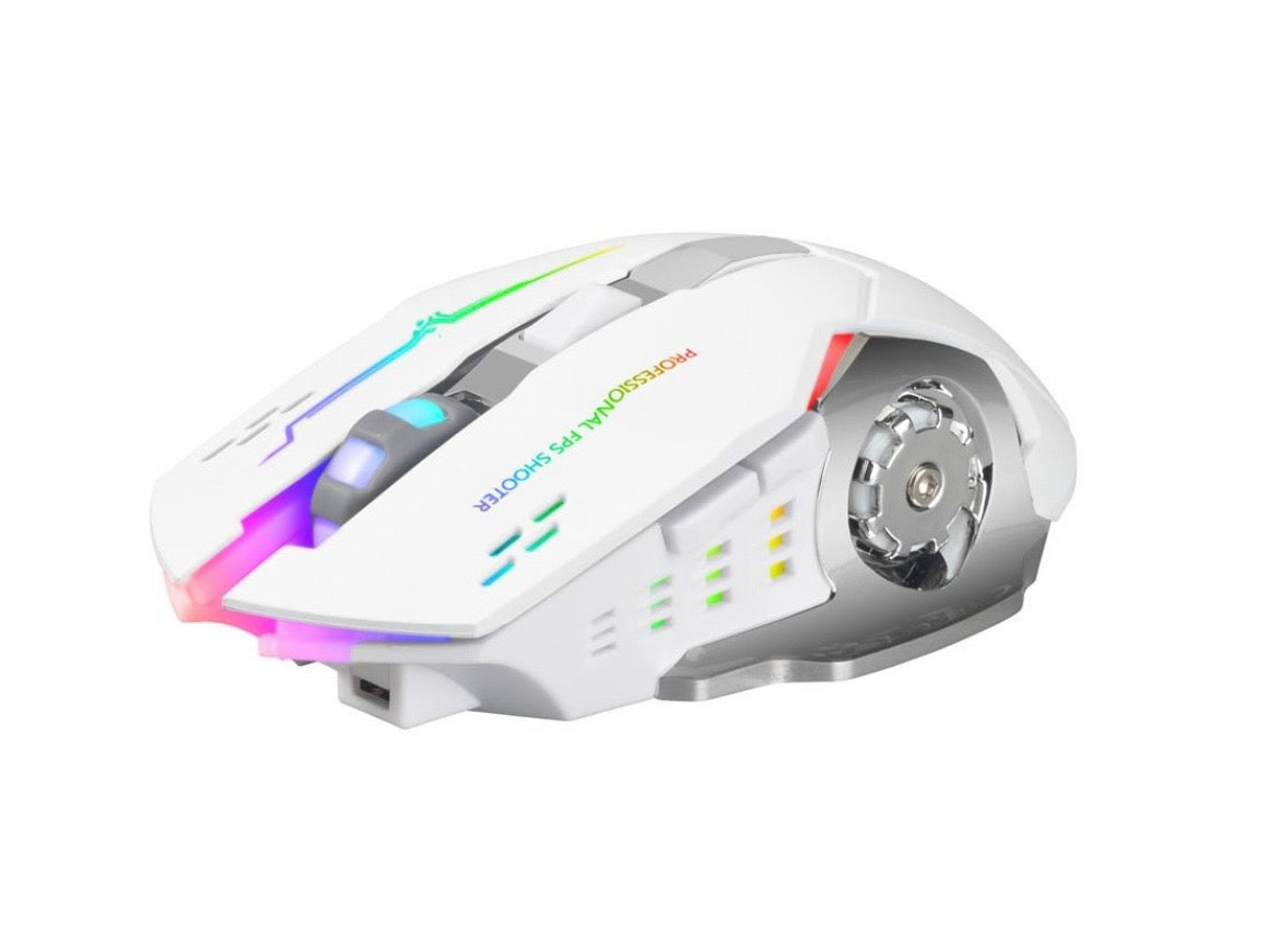Wireless Gaming Mouse - RGB, Low-Latency, Rechargeable