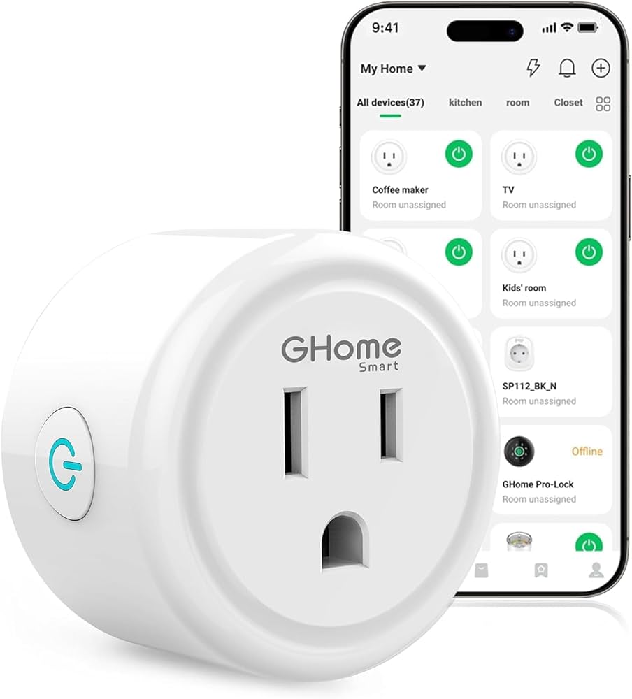 Smart WiFi Plug - App &amp; Voice Control, No Hub Required