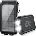 Portable Solar Charger - Foldable Panel with Power Bank