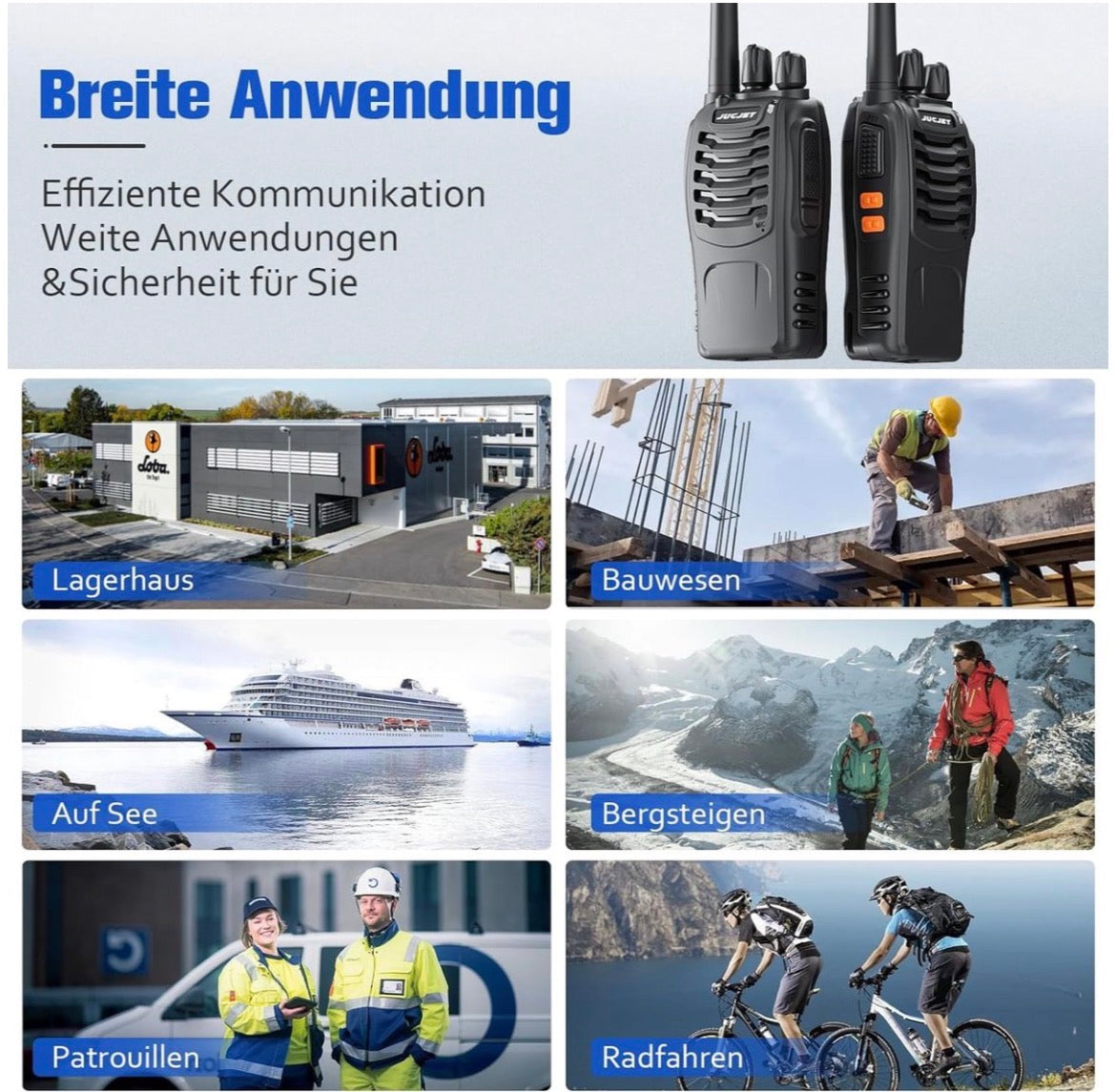 Two-Way Radios / Walkie Talkies - Pack of 2