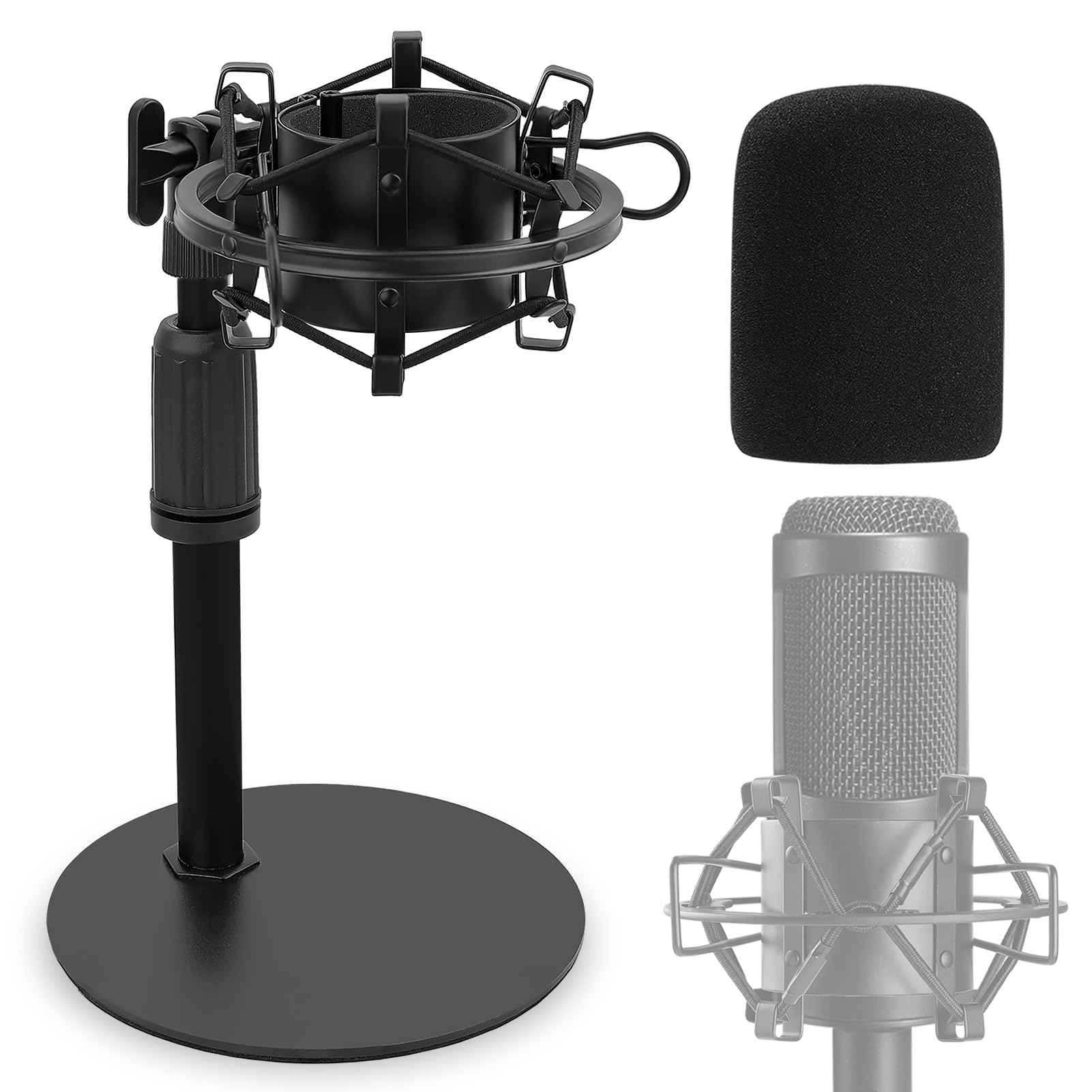 Desktop Mic Stand with Shock Mount