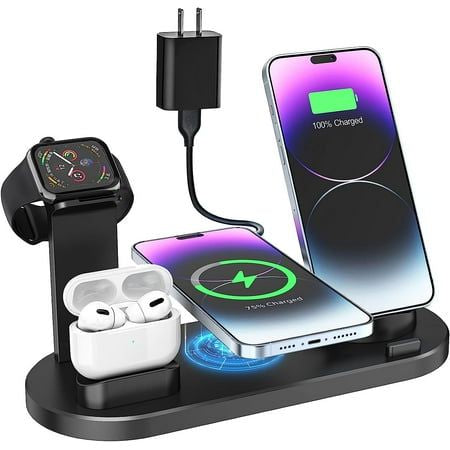 Multi-Device Charging Station - Phone, Watch & Earbuds Dock